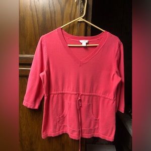 CHRISTOPHER & BANKS SIZE L SWEATER